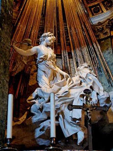 O Êxtase de Santa Teresa é uma escultura de  Bernini que representa as tendências do estilo barroco na arte.