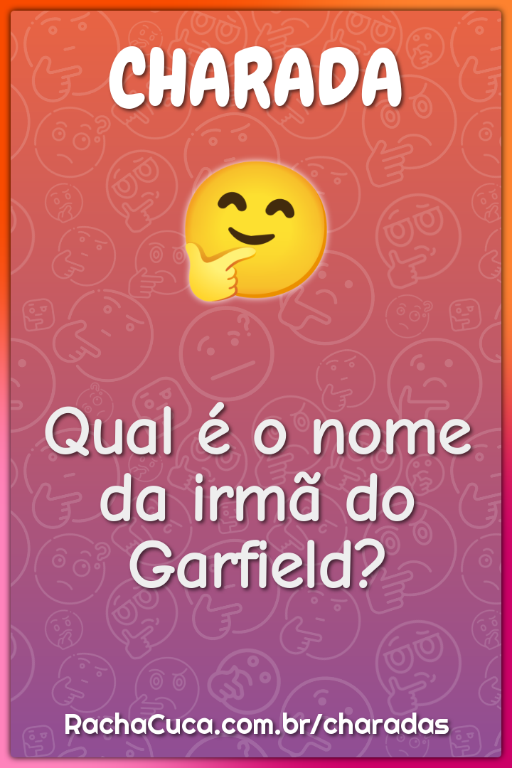 Qual é o nome da irmã do Garfield?