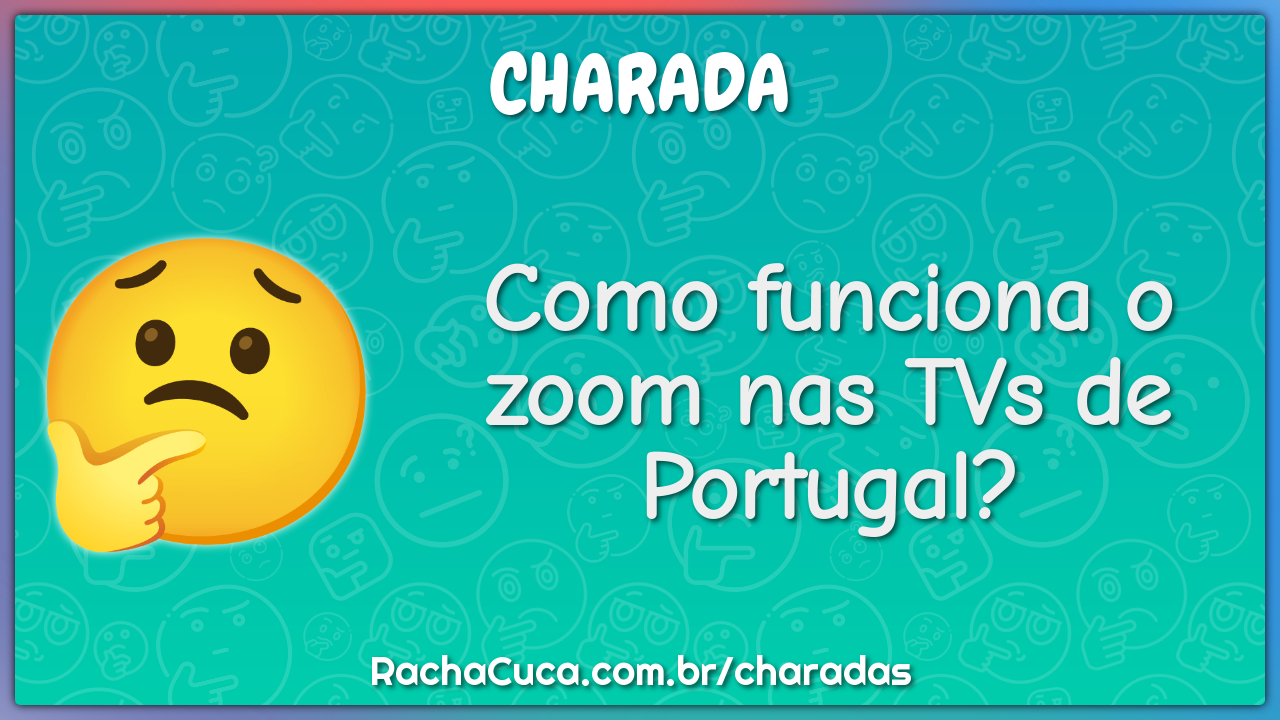 Como funciona o zoom nas TVs de Portugal?